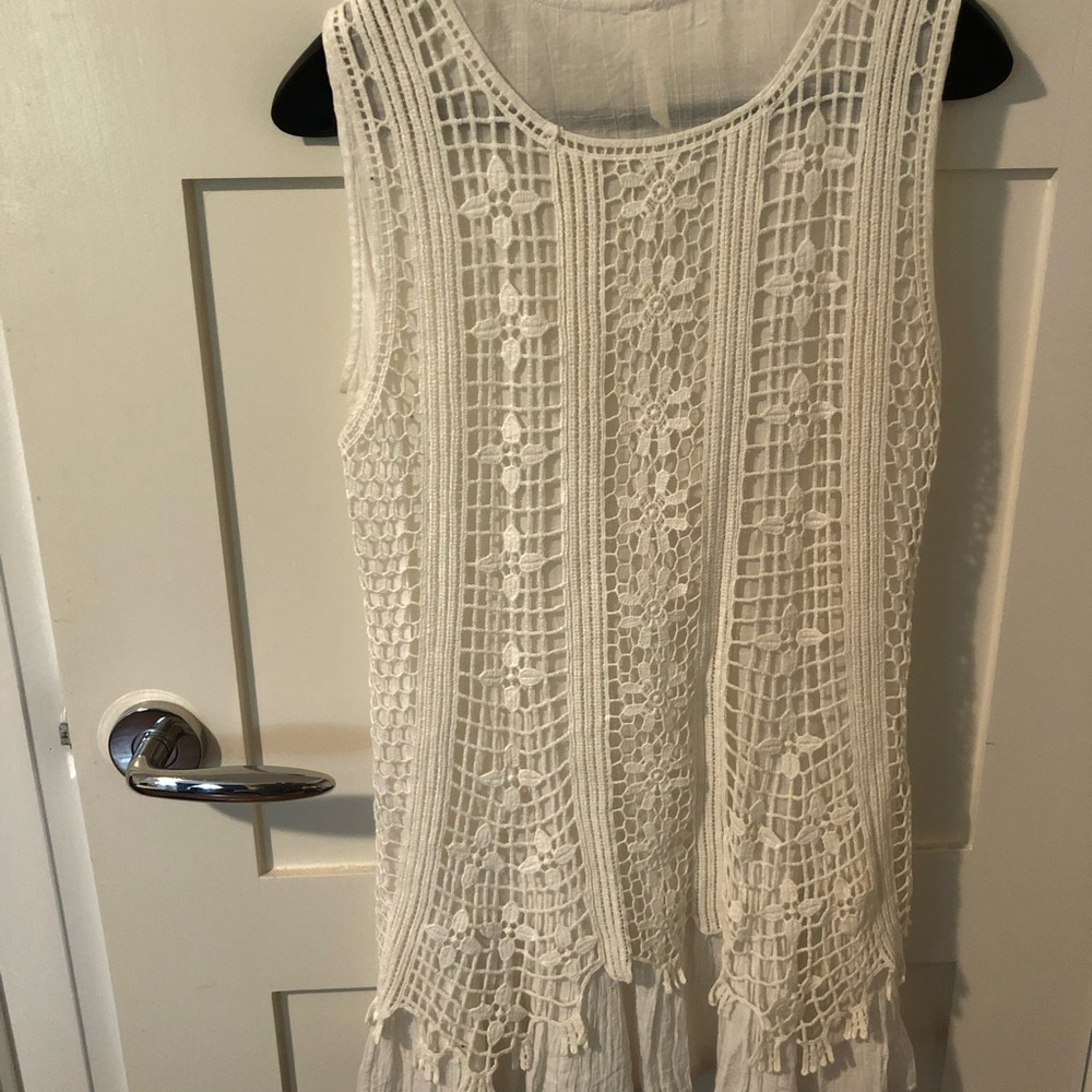 Flirty White Sundress/Cover Up